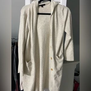 banana republic cardigan with hood xs